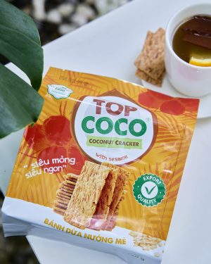 Bánh dừa nướng Topcoco 150g vị mè