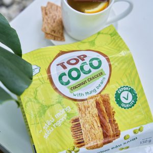 Bánh dừa nướng Topcoco 150g vị đậu xanh