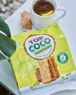 Bánh dừa nướng Topcoco 150g vị đậu xanh