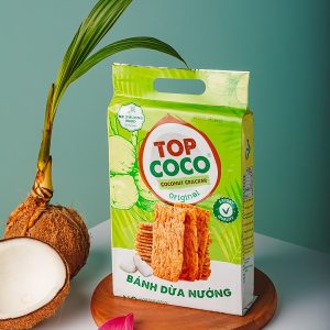 Bánh dừa nướng Topcoco đậu xanh 250g